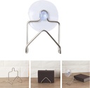 Stainless Steel Kitchen Sink Caddy Sponge Holder with Suction Cups Kitchen Organizer Rack (size:7.4cm x 6cm)