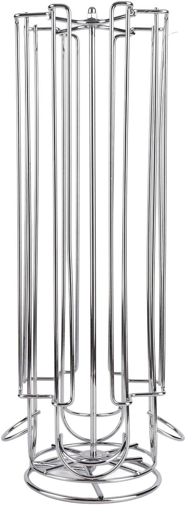 Rotating Coffee Pod Holder Rack, Pod Holder Coffee Pod Storage Coffee Pod Organizer Coffee Mug Holder Countertop Coffee Capsule Holder Coffee Capsule Stands for 28 Capsules