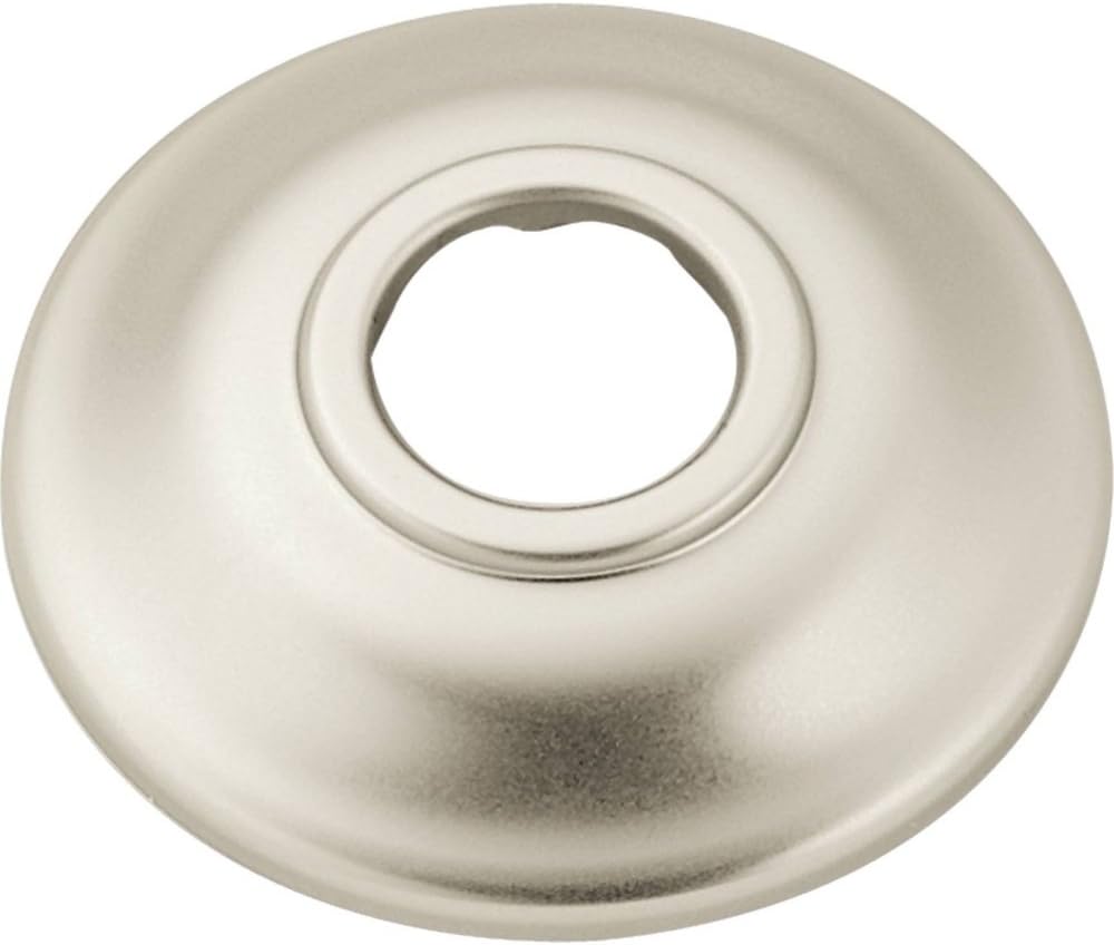 Moen AT2199BN Replacement Shower Arm Flange for Universal Standard Moen Shower Arms, Brushed Nickel