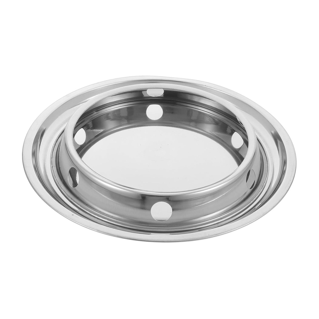 Cabilock Wok Stand for Gas Hob Reusable Pot Rack Countertop Pan Holder Stainless Steel Wok Pot Stand Outdoor Cooking Accessory