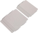10pcs Microwave Oven Mica Plates Heat Insulation Board Cover for Microwave Waveguide Replacement Parts