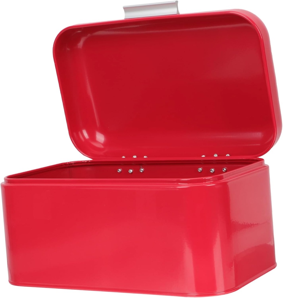 Retro Iron Bread Box Airtight Bread Storage Container Lids Metal Storage Box