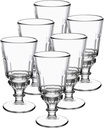 La Rochere Soleil Absinthe Glasses (Set of 6) – Bar Glasses Sets for The Home or Restaurant – Dishwasher Safe Cocktail Glasses – Sturdy Drinking Glasses Set (10.5 oz)