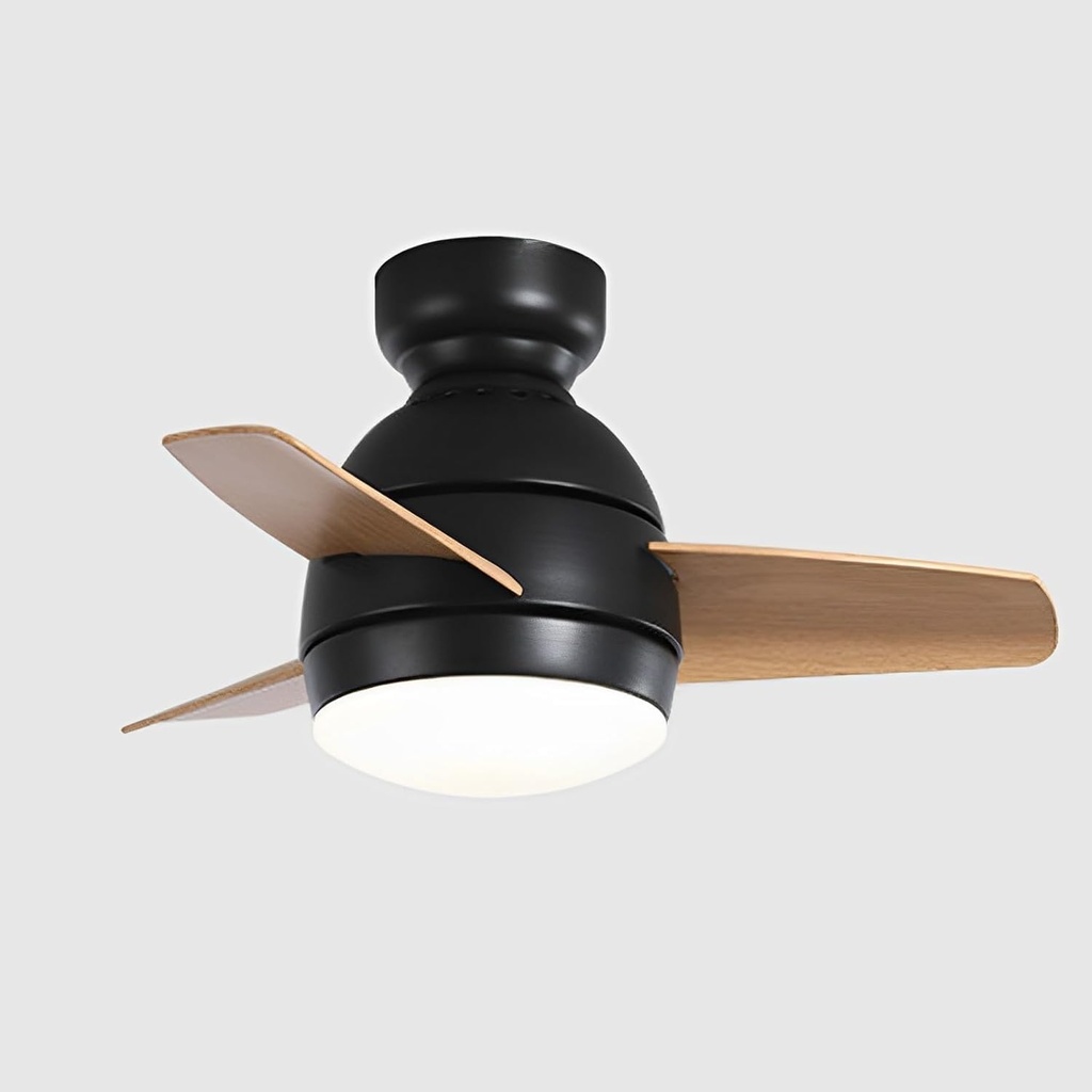 Small Ceiling Fan with Light for Kids Room Remote Dimmable LED Fan Light 36" White Black Farmhouse Ceiling Fan Light Pink Fan Ceiling Light for Children Bedroom Kitchen Balcony Porch