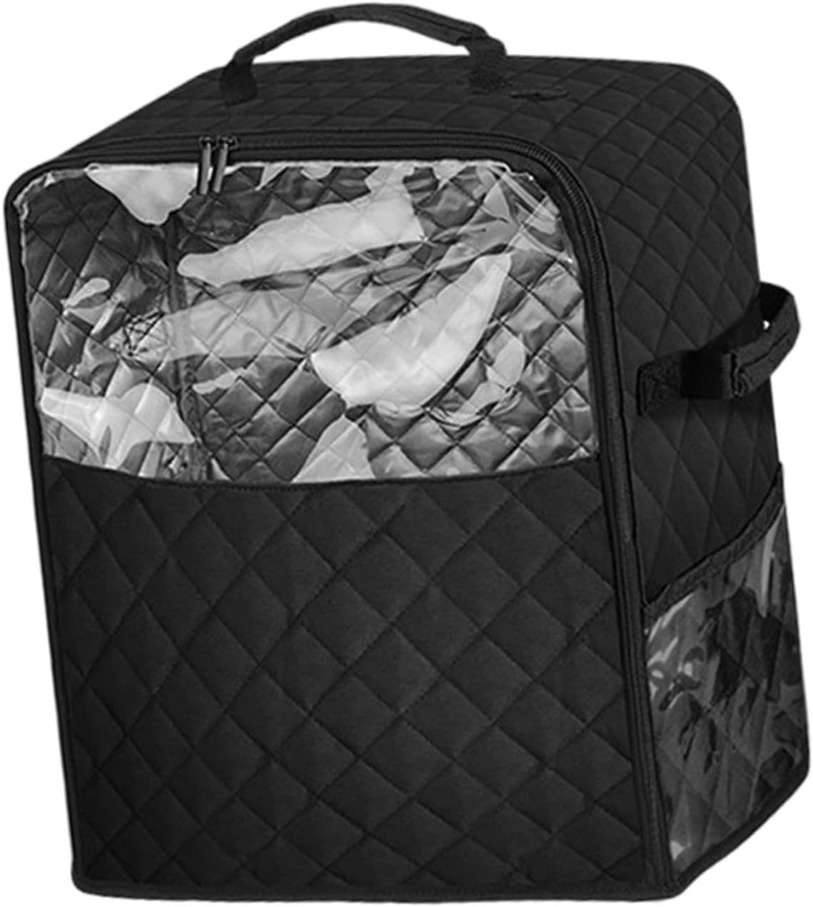 Qianly Stand Mixer Dust Cover,Mixer Storage Bag with Pocket,Lightweight,Sturdy Household Dustproof Cover Blender Dust Cover, S