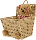 Stackable Storage Baskets Wall Hanging Organizer Imitation Rattan Basket for Kitchen Home Decor