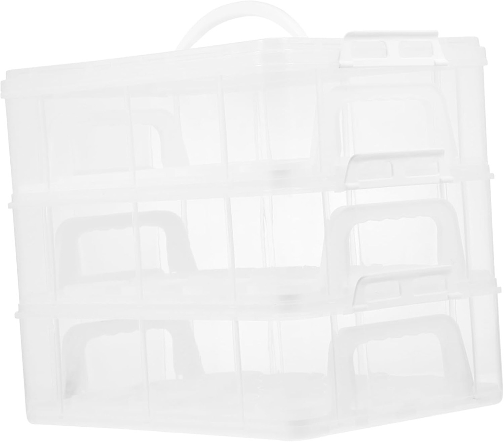 LIFKOME Cake Storage Box for Cupcake Cake Containers Handle Portable Dessert Carrier
