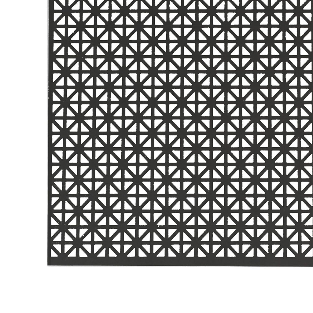 M-D Building Products 56006 12 in. x 24 in. x .020 in. Black Aluminum Sheet Union Jack