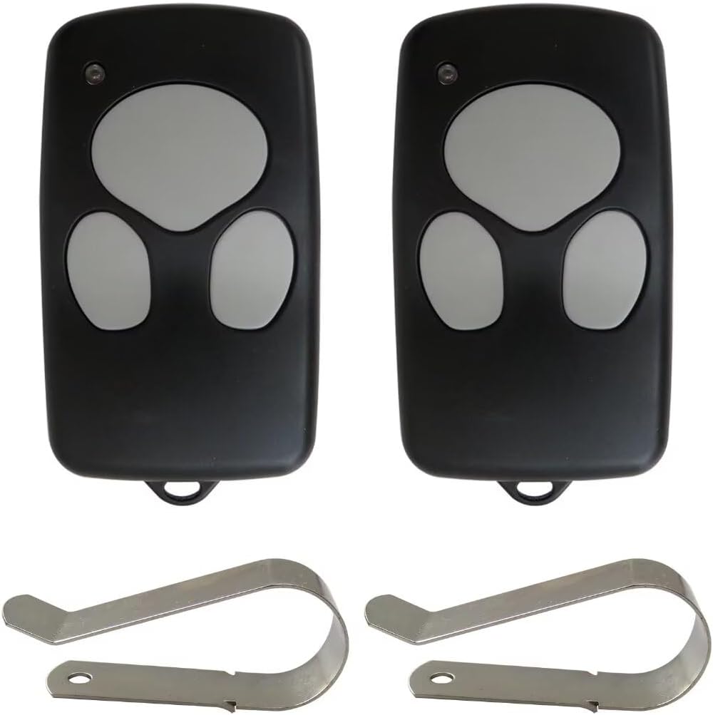 Upgraded 2-Pack Garage Door Remote for Wayne Dalton Quantum models using 372 Mhz (3214, 3314, 3316, 3414)