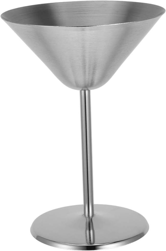 Stainless Steel Goblet for Bar Use Unbreakable Martini Cup for Weddings and Parties Elegant Polished Finish for Red Wine and Cocktails Metal Drinkware for Celebrations