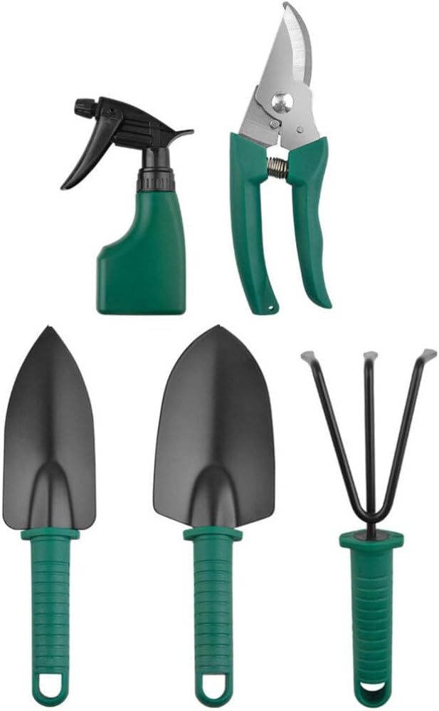 Yardwe 1set Gardening Tool Kit Shovels Rakes and Storage Case for Easy Planting Pruning and Gardening Tasks Lightweight Design for Efficient Garden Work