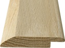 Kigley Solid Red Oak Interior Threshold Wood Overlap Threshold Doorways Reducer Threshold, 36 Inches Long (Classic Style)
