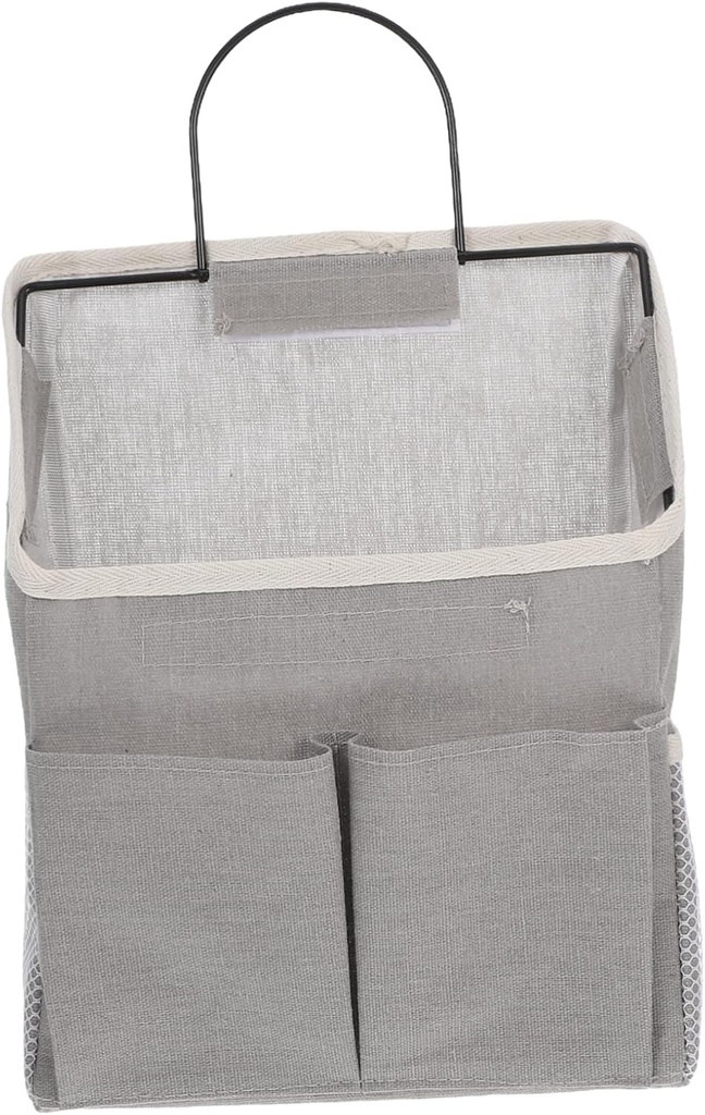 STOBAZA Hanging Basket Organizer Wall-mounted Storage Bag Organizer Hanger Basket for Kitchens