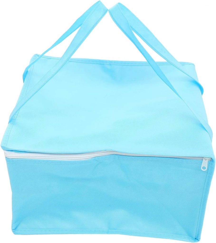 Cabilock Insulated Meal Carrier Bag Food Storage Tote for Takeout Pizza Cakes and Seafood Lightweight and Cooler for Picnics and Outdoor Use Blue