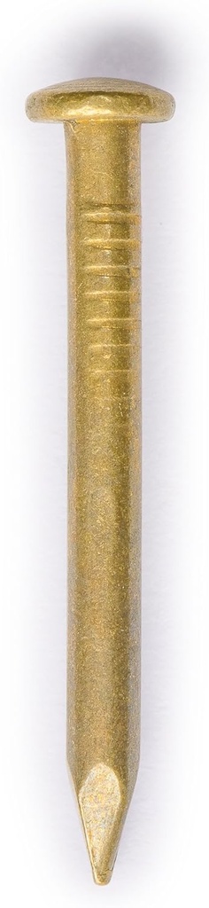 Hardware Philosophy "Pure" Brass Nails, 0.8 Inch, Bag of 100 - Architectural, Interior Design, Doors, Furniture Cabinet Customization Hardware