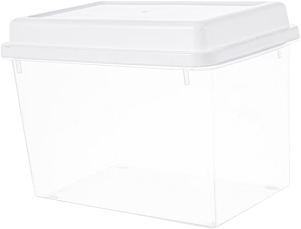 PRETYZOOM 2pcs Food Containers Lids Sealing Bread Box Modern Storage Boxes Fruit Vegetable Easy-clean Kitchen Storage