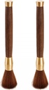 2PCS Coffee Brush, Coffee Grinder Cleaning Brush Machine Cleaning Tool with Wood Handle & Natural Soft Bristles for Home Kitchen