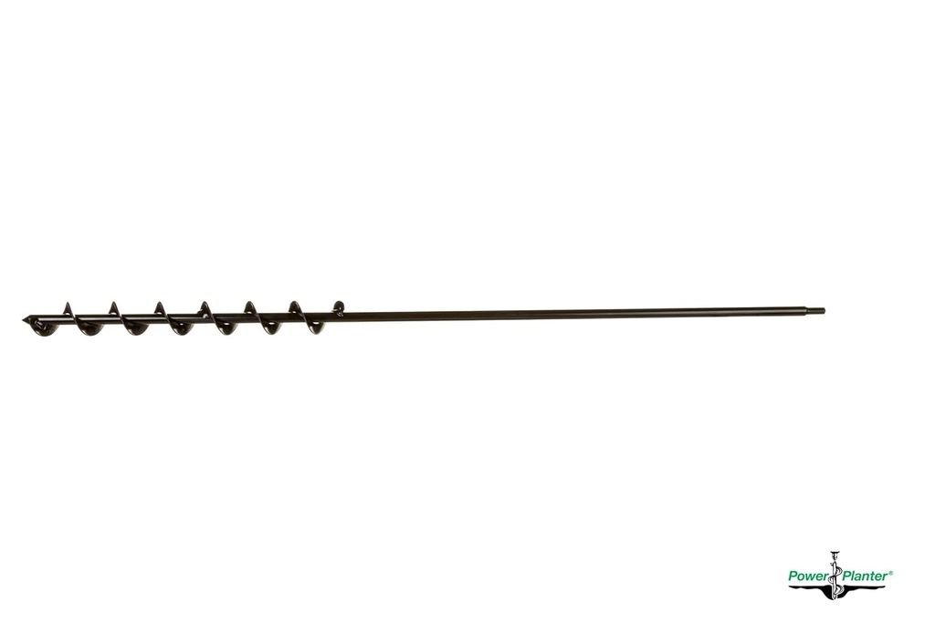 Power Planter Bulb Auger & Bedding Plant Tool - 2x48" Garden Auger Drill Bit with 1/2" Non-Slip Hex Drive, Hand-Welded Planting Auger Gardening Drill, Earth Auger Digging Tools, Up to 48" Deep