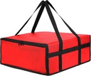 musbus Pizza Carrier Insulated Bags Large for Deliveries, Insulated Pizza Carrier Delivery Bag 20x20 Food Bag for Personal and Professional Use