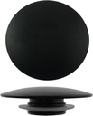 Maxmoral Washbasin Waste Sink Plug Washbasin Waste Disposal Easy Eject Plug Sink Button Click Snap Plug 66mm Bathtub Sink Drain Cover Drainer Washbasin Bouncer for Kitchen Bathroom Sink Black