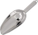 Stainless Steel Ice Scooper for Ice Maker, Small Metal Food Candy Scoop for Home /Kitchen /Bar /Party /Wedding(18OZ)