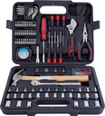 149-Piece Tool Kit, Home & Auto Repair Hand Tool Set with Hammer, Socket Wrench, Pliers & Storage Case. Essential DIY Mechanics Set for Household, Apartment, Dorm & A Gift