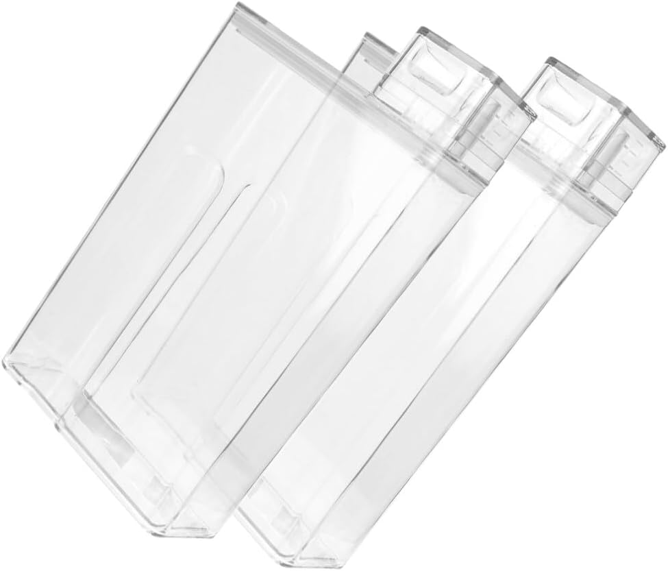 Cabilock 2pcs Empty Laundry Liquid Dispenser, Liquid Container, Large Dispenser Bottle, Cereal Organizer, Transparent Storage Container, Laundry Soap Dispenser for Softener, 23.5X12.5X5.5CM