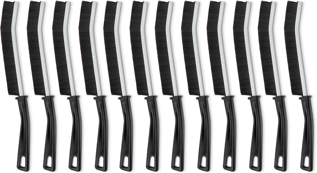 Amazon Basics Hard Bristle Grout and Tile Cleaning Brush, Pack of 12