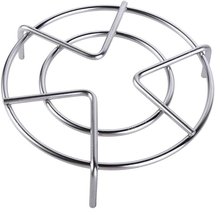 Vctitil Egg Steamer Rack,Stainless Steel Steaming Racks,Pressure Cooker Trivets Wire Steam Trays,Multi-Purpose Cooking Stands Kitchen Steamer(M)