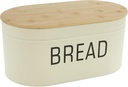 Bread Box with Bamboo Cutting Board Lid Large Capacity Bread Storage Container Rectangular Bread Bin Keeper Loaf Bread Keeper Metal Bread Bin Bread Holder Box for Bread Kitchens 34×19.5×15.5c