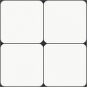 MORCART Peel and Stick Floor Tile, Vinyl Flooring Self Adhesive DIY: White Black Outline Square 8" x 8" 20 PCS Waterproof and Removable Tile Sticker for Kitchen, Bathroom, Staircase FT-1010