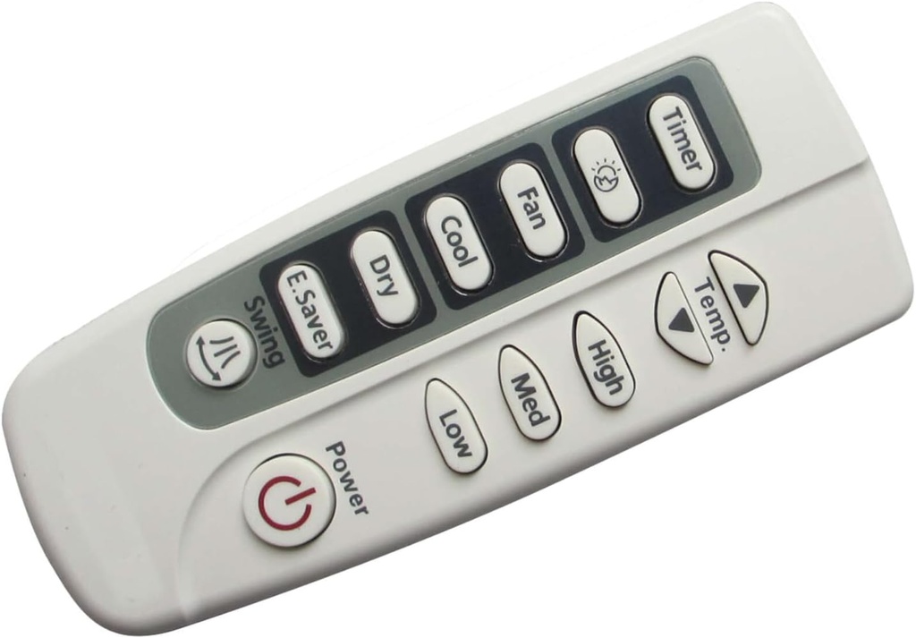 HCDZ General Replacement Remote Control for GE ASH12ACS1 ASH18DBS1 ASW05LAS1 ASW05LBS1 ASW06LAS1 Window-Type Room Air Conditioner