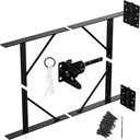 Anti Sag Gate Kit Heavy Duty No Sag Kit for Wooden Gate Fence with a Gate Latch
