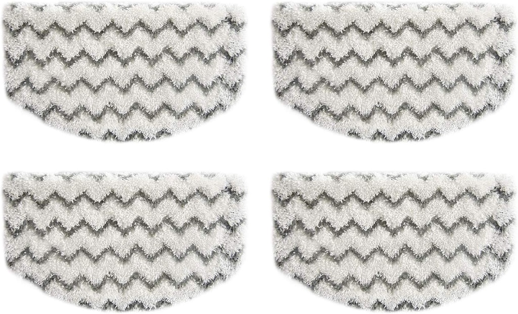4 Pack 1940 Steam Mop Pads for Bissell PowerFresh Steam Mop 1806 1544 1440 2075A 2685A Series, Model 19402 19404 19408 1940a 1940q 1940t B0006 B0017 Replacement Parts, Microfiber Washable, Reusable