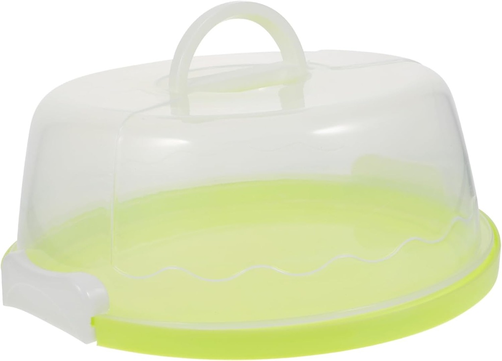 Ciieeo Portable Cake Carrier Lid and Handle Stylish Cake Box Reusable Container for Transporting and Desserts for Parties and Picnics