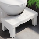 Premium Toilet Stool Squat for Adults, Non-Slip Squatting Poop Stool for Bathroom, Portable Toilet Pooping Stool for Adult/Kids, 7 Inch Potty Foot Step, US Patented