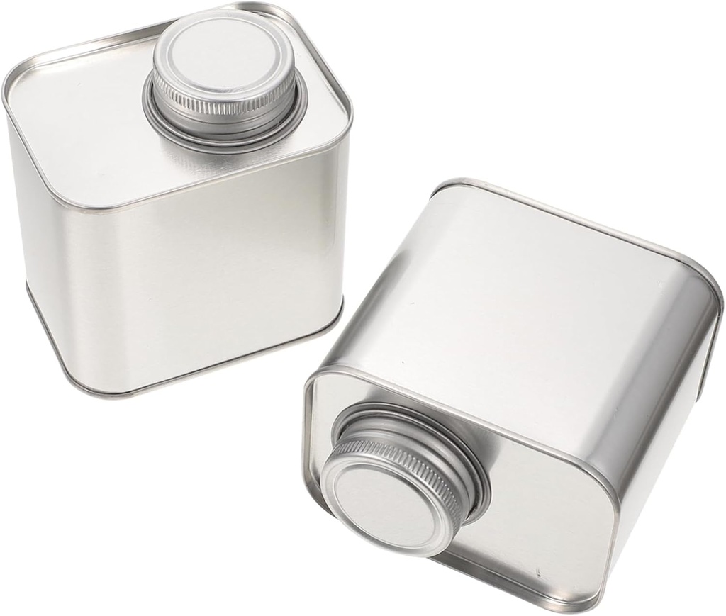 2pcs Stackable Coffee Pod Storage Tinplate Cans Airtight Tea Storage Boxes