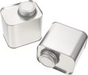 2pcs Stackable Coffee Pod Storage Tinplate Cans Airtight Tea Storage Boxes