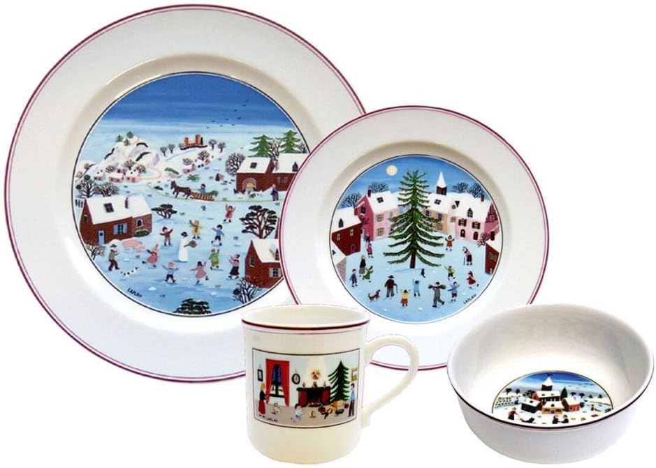 Villeroy & Boch Naif Christmas 4-Piece Dinnerware Set