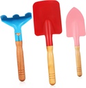 HEMOTON Hand Shovel Trenching Shovel Heavy Duty Gardening Tools Set Trowel Rake Set Garden Tools Kit
