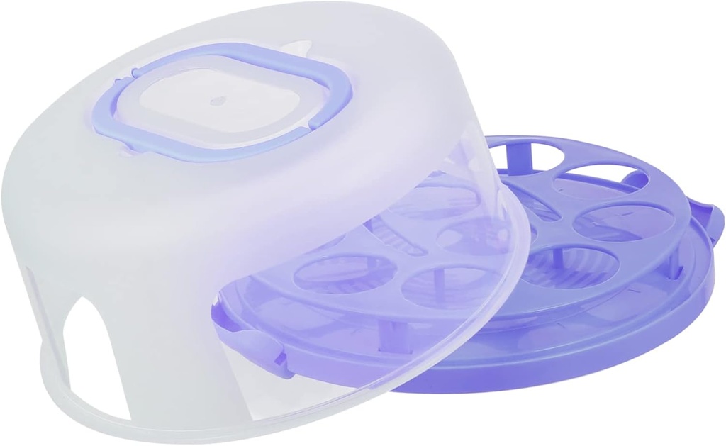 1pc Reusable Cake Box Sealing Buckle Handheld Cupcake Container Inner Rack for Muffins Portable Baking Storage