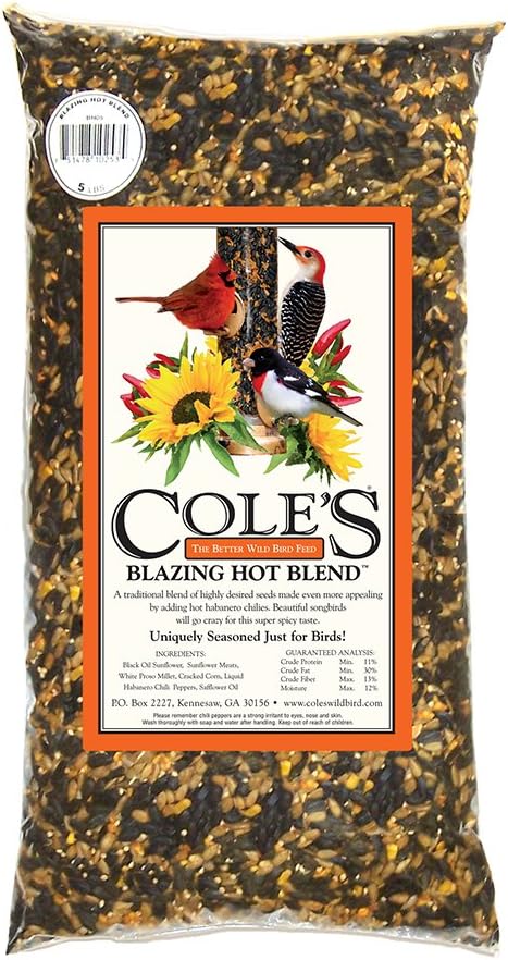 Cole's BH05 Blazing Hot Blend Bird Seed, 5-Pound