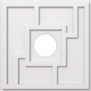 Ekena Millwork CMP20KX-05000 Knox Architectural Grade PVC Contemporary Urethane Ceiling Medallions 20"OD x 5"ID x 7"C x 1"P