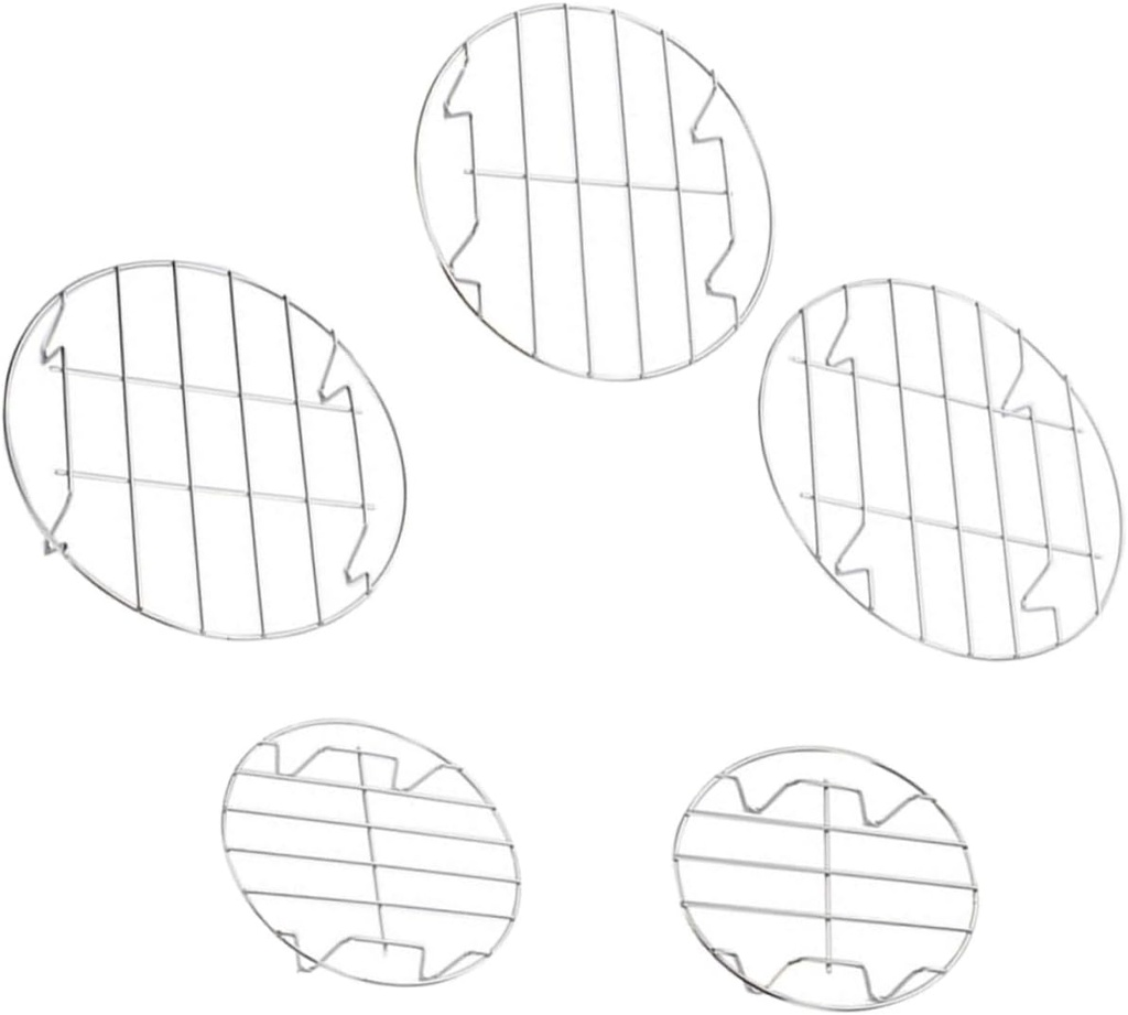 Garneck 1set Steaming Rack for Cooking and Baking Versatile Steamer Cooling Rack Resistant Design for Steaming and Cooling Food
