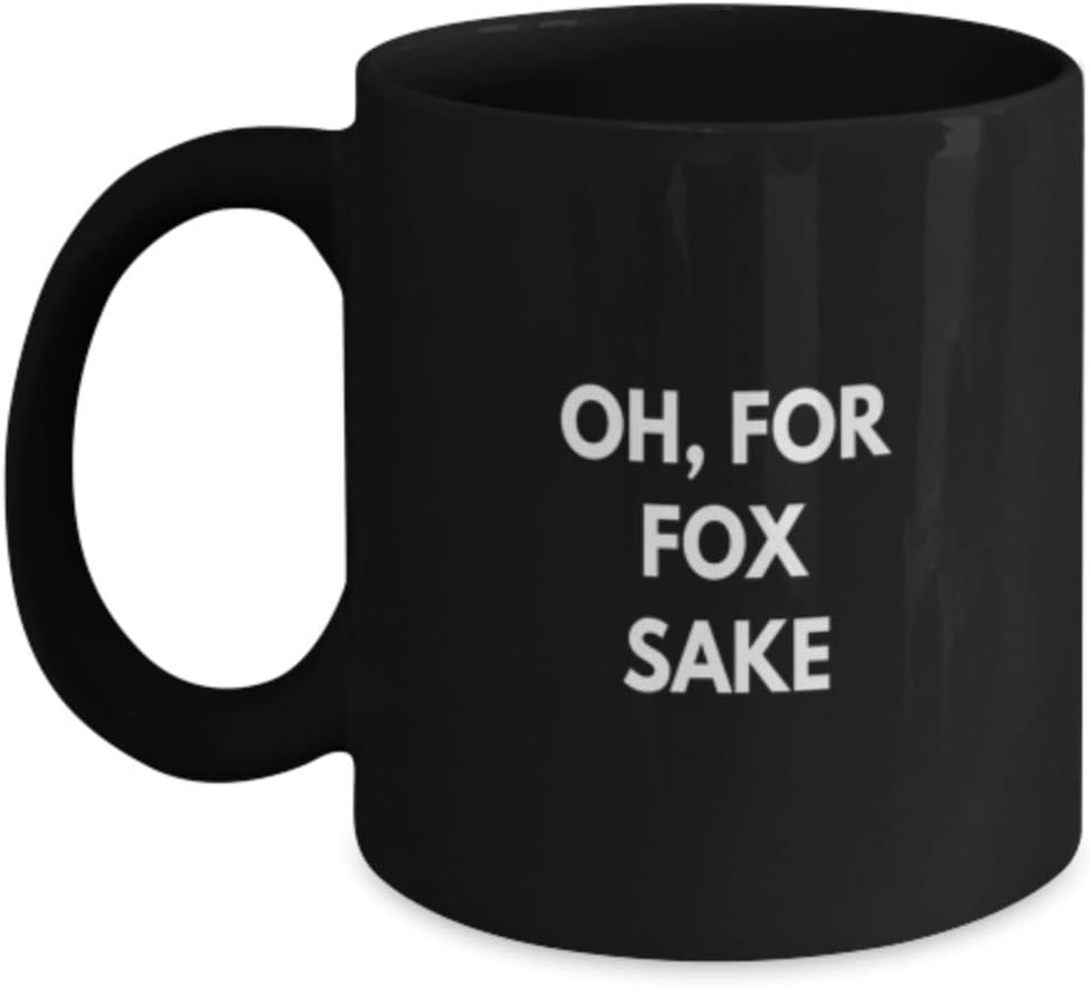 Profanity Coffee Mug Oh For Fox Sake Funny Gift Idea Coffee Cup