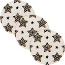 3 Pcs Trivet Pads for Crock Pot 15in Heat Resistant Pad Kitchen Pan Protector alfombrilla de para cocina Cartoon Leopard Print Star White