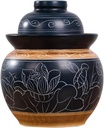 Fermenting Jar, Pickle Jars, Old-Fashioned Household Ceramic Pots-, Traditional Water-Sealed Thickened Pots, Thickened Salted Sauerkraut, Pickle Pots, Food Storage Jar Jars (Size : 26cm)
