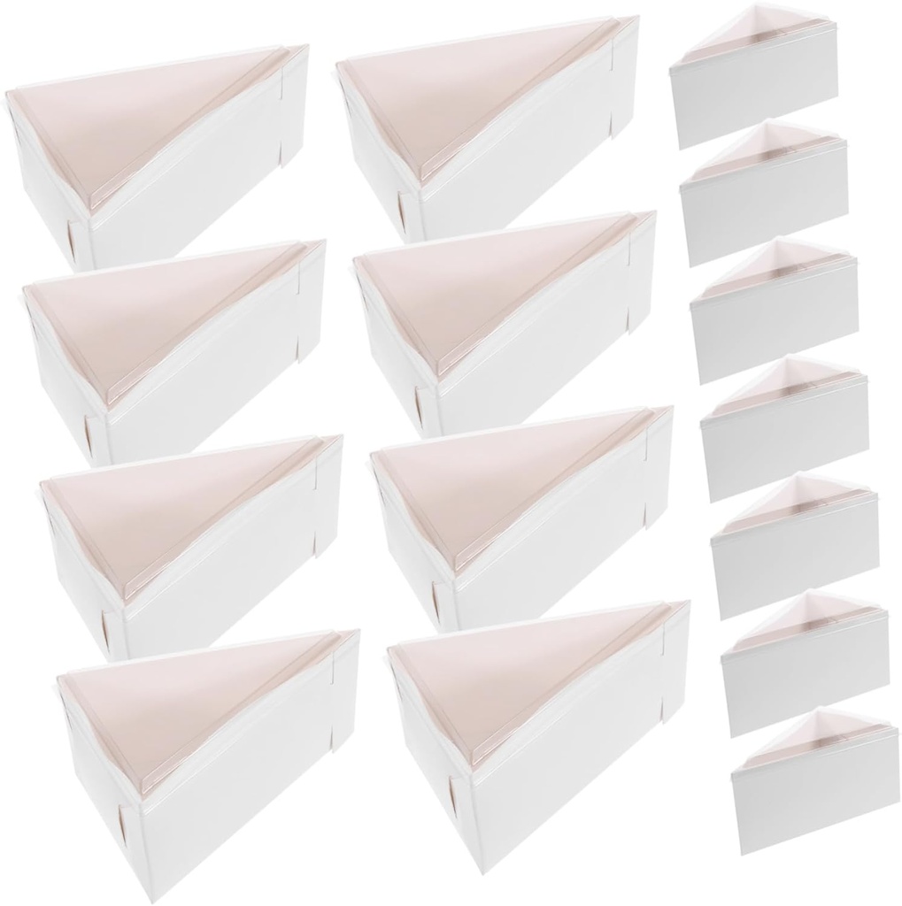 50sets Cheese Cake Container Lid Cake Boxes Muffins Box Cupcake Container Bakery Storage