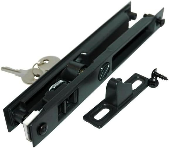 Barton Kramer Door Lock Set Bronze Finish Glass Fits Most Doors