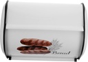 Bread Storage Container Iron Bread Box Vintage Pattern Kitchen Desktop Organizer